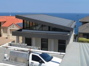 Tractile PV Roof on Marino Pool-House by Adelaide Architect Grant Lucas